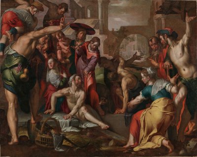 Die Auferweckung des Lazarus von Joachim Wtewael or Utewael